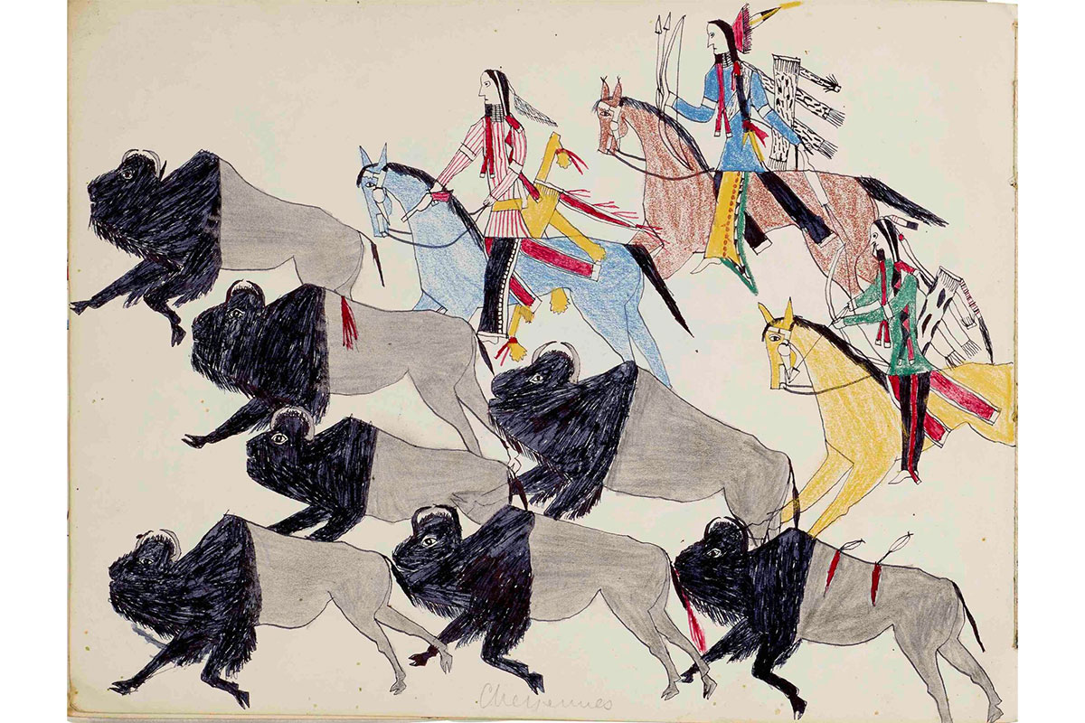 Buffalo Hunt P4470-4