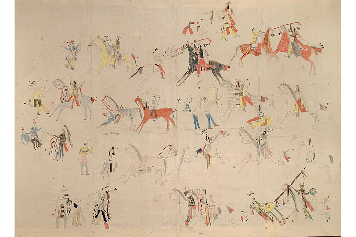 Pictorial muslin P4357